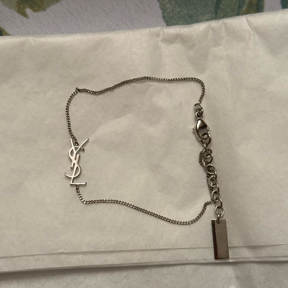 Saint Laurent Silver-Tone Bracelet